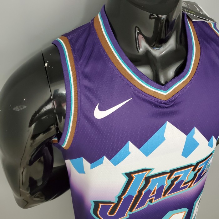 Donovan Mitchell Utah Jazz Retro Snow Mountain Edition Swingman Jersey Purple