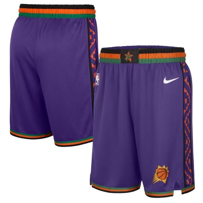 Phoenix Suns Basketball Shorts City Edition Purple 24/25