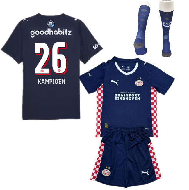 PSV Eindhoven Champion Away Kids Suit & Socks 25/26