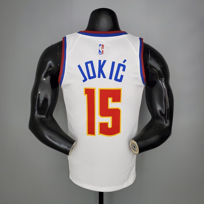 Nikola Jokic Denver Nuggets Swingman Jersey Limited White