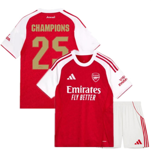 Arsenal UWCL Champions Home Kids Suit 25/26