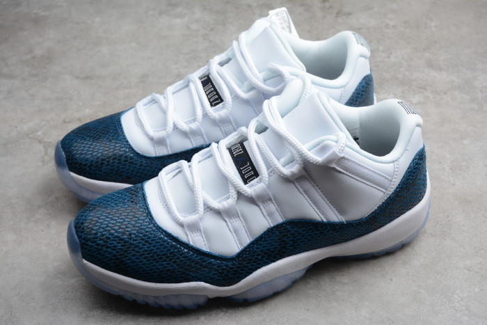 Air Jordan 11 Low White Blue AJ11 CD6846-102