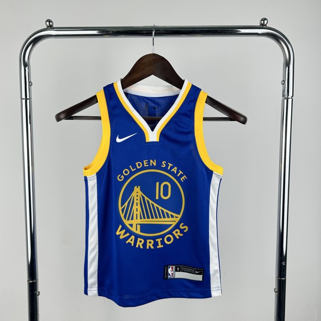 Golden State Warriors Kids Jersey Blue Icon Edition 22/23 NO.10 BUTLERIII