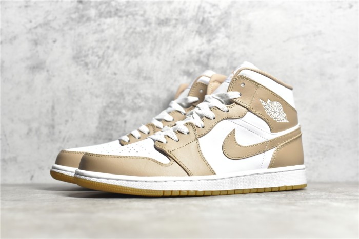 Air Jordan 1 Mid Tan Gum 554724-271