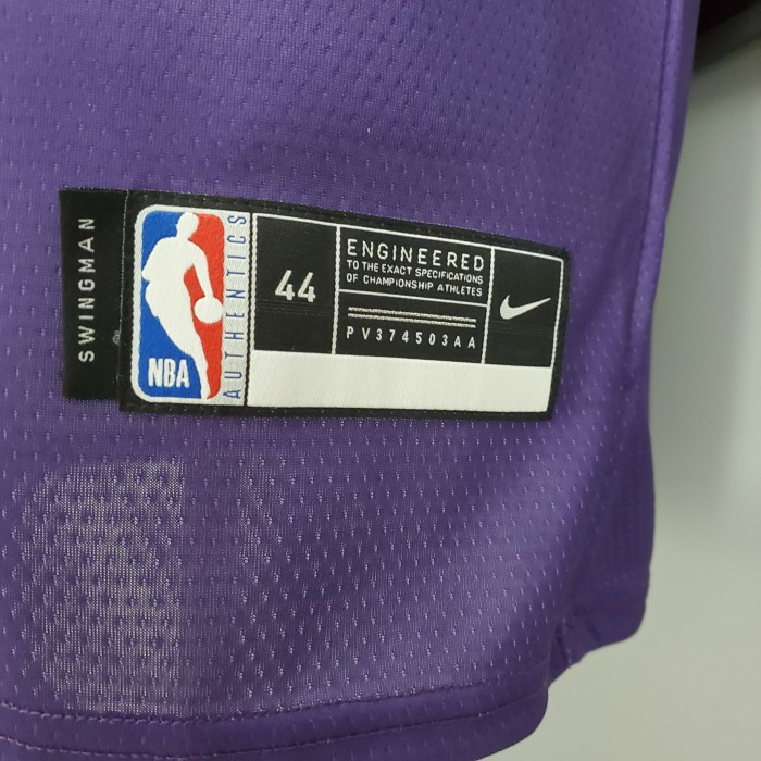 Donovan Mitchell Utah Jazz Retro Snow Mountain Edition Swingman Jersey Purple