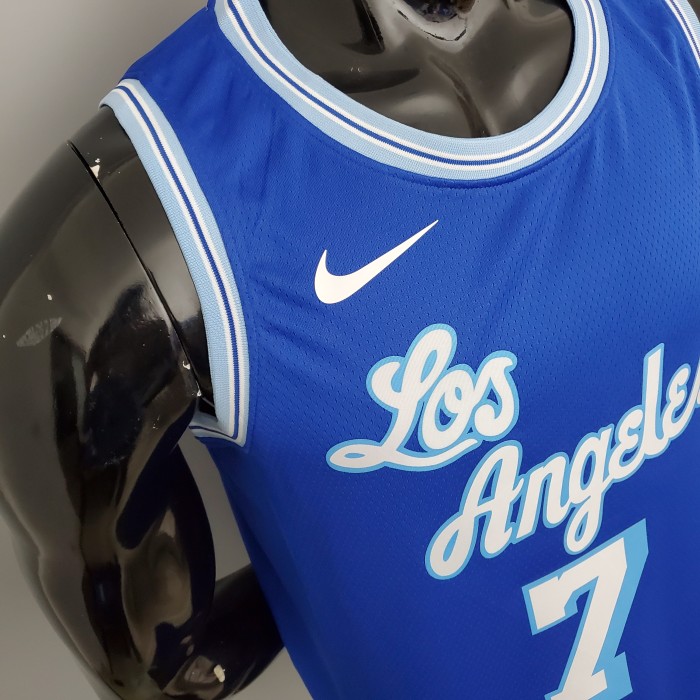 Carmelo Anthony Los Angeles Lakers 2020/21 Swingman Jersey Retro Blue