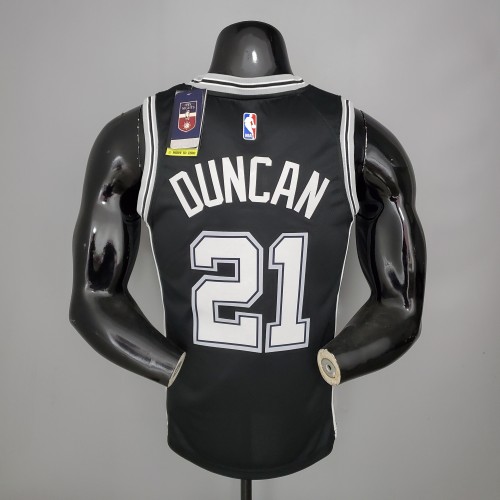 Tim Duncan San Antonio Spurs Swingman Jersey Black
