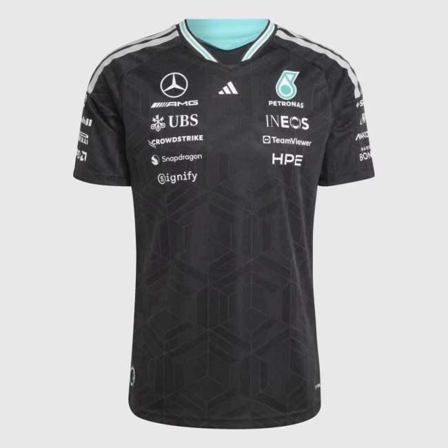 2026 Mercedes AMG Petronas T-Shirt Black NO Number
