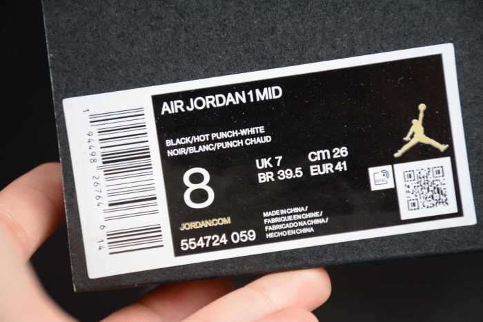Air Jordan 1 Mid Pink Shadow 554724-059