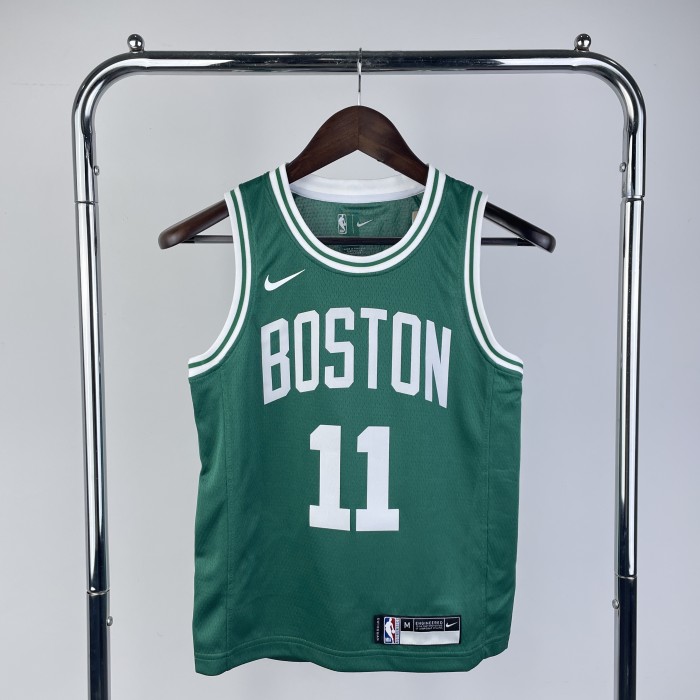 Boston Celtics KIds Jersey Green Icon Edition NO.11 IRVING