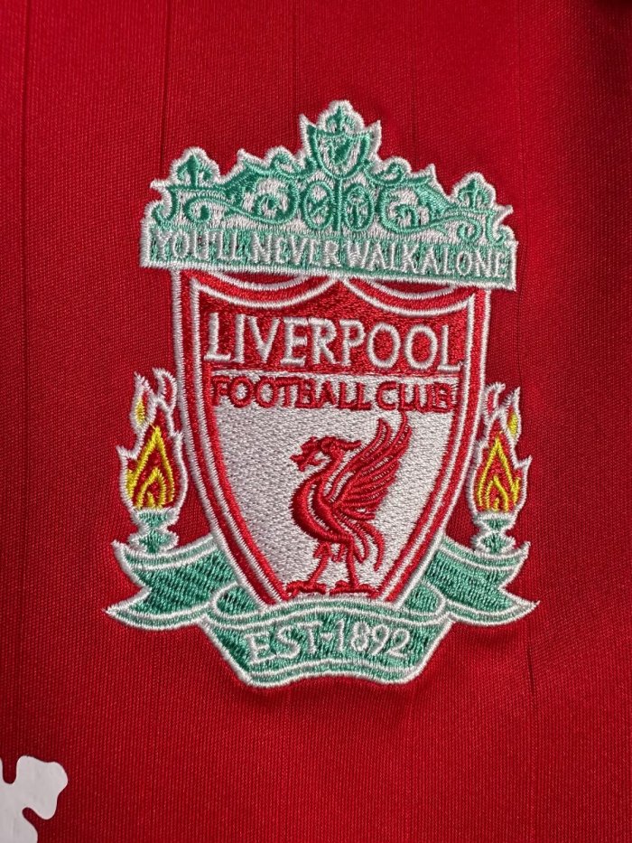 Liverpool Home Long Sleeve Retro Jersey 06/08