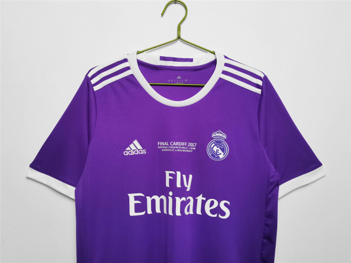 Real Madrid Away Champions League Final Away Retro Jersey 16/17