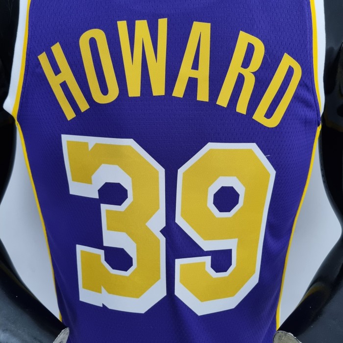 Dwight Howard Los Angeles Lakers 75th Anniversary Swingman Jersey Purple