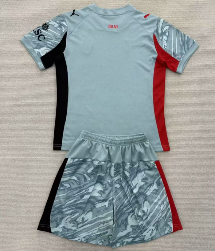AC Milan Goalkeeper Home Kids Suit 25/26