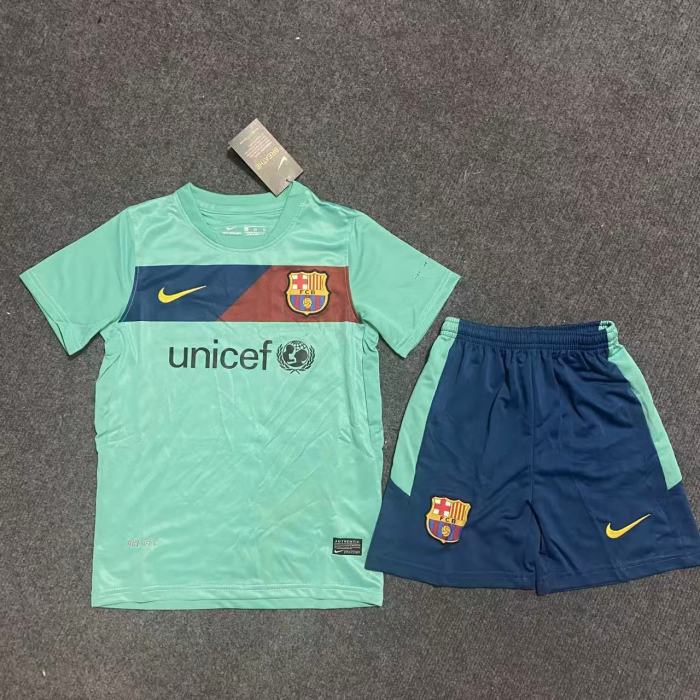 Barcelona Away Retro Kids Suit 2010/11