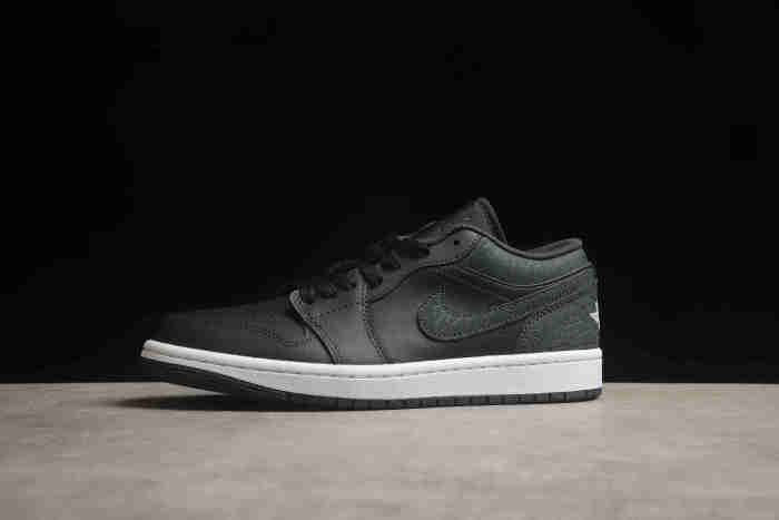Air Jordan 1 Low Black Elephant White FB9907-001