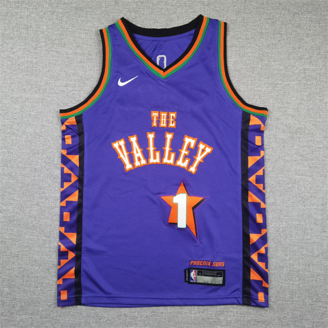 Phoenix Suns Kids Jersey City Edition 24/25 NO.1 BOOKER