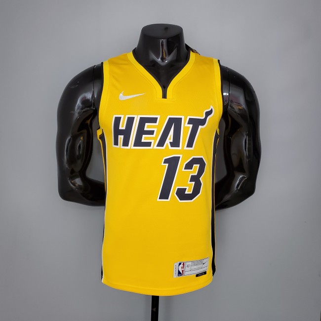 Bam Adebayo Miami Heat Bonus Edition Swingman Jersey Yellow