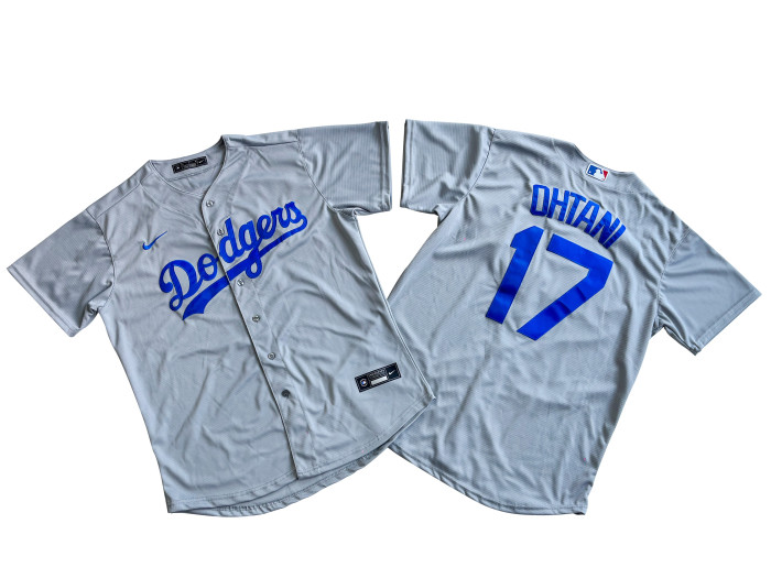 Los Angeles Dodgers Jersey Grey Fan Version NO.17 OHTANI