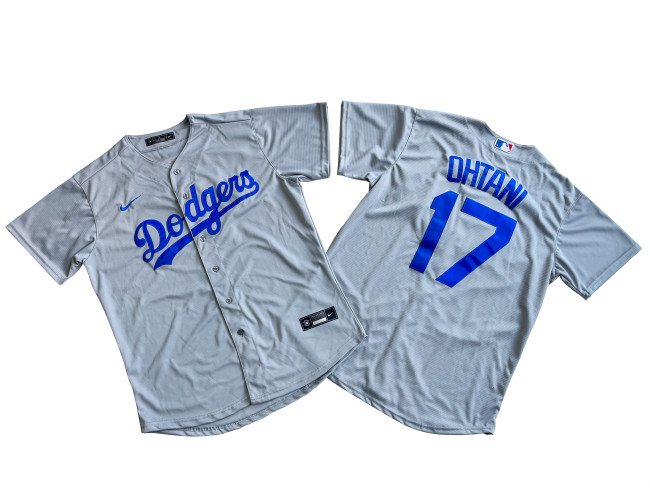 Los Angeles Dodgers Jersey Grey Fan Version NO.17 OHTANI