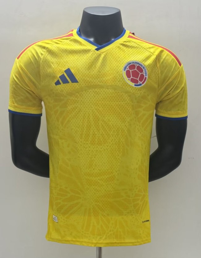 Colombia 2026 World Cup Home Player Men Jersey