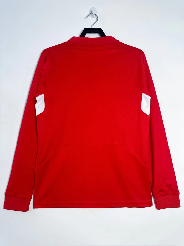 Liverpool Home Long Sleeve Retro Jersey 2004/05
