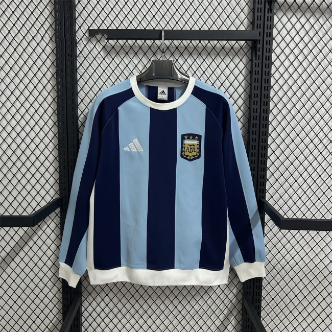 Argentina Hoodless Sweatshirt Training Jersey 25/26