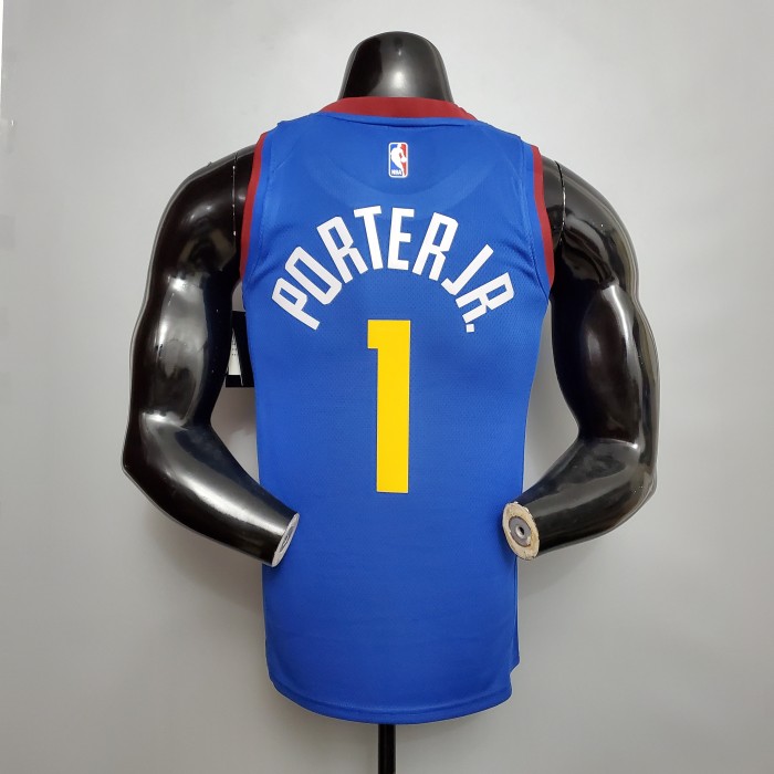 Michael Porter Jr. Denver Nuggets Theme Limited City Edition Blue Swingman Jersey