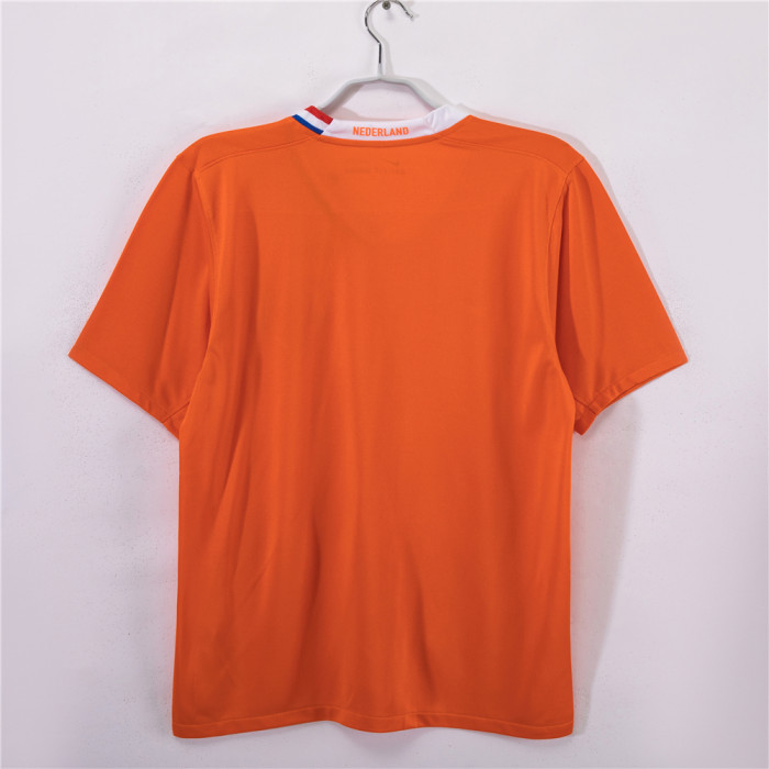 Netherlands Home Retro Jersey 2008