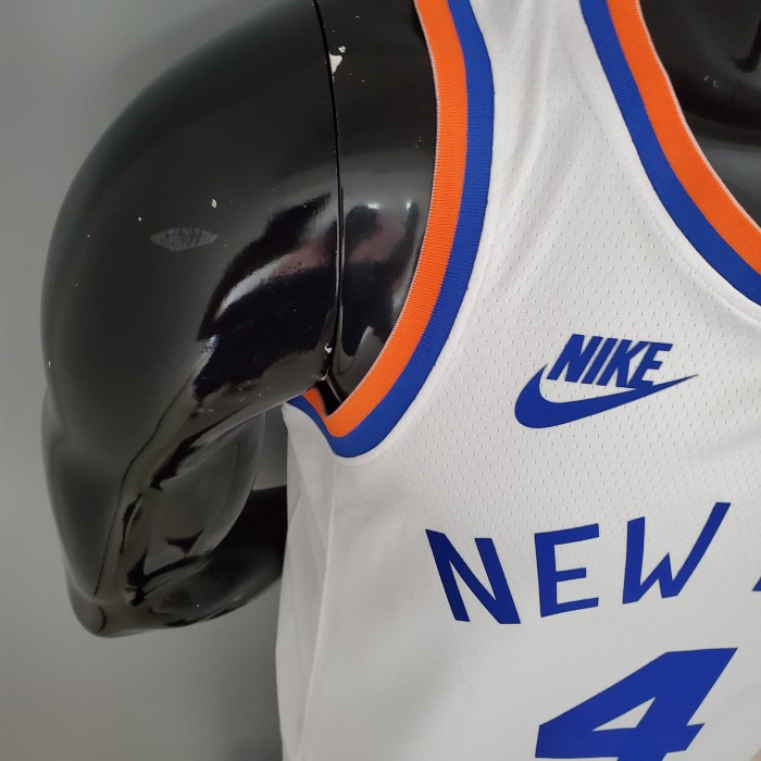 Derrick Rose New York Knicks 75th Anniversary Swingman Jersey White