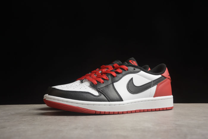 Air Jordan 1 Low OG 'Black Toe' Varsity Red CZ0790-106
