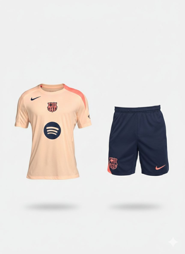 Barcelona Training Short Sleeve Suit 25/26