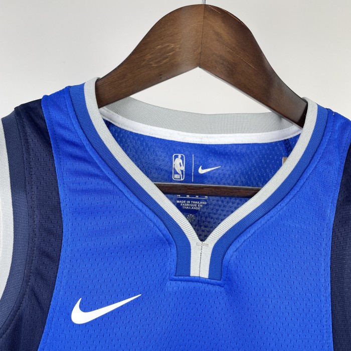 Dallas Mavericks Kids Jersey Blue City Edition 22/23 No.77 Dončić