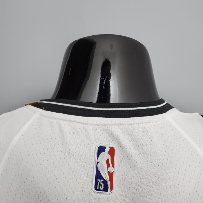 Kyrie Irving Brooklyn Nets 75th Anniversary Swingman Jersey White