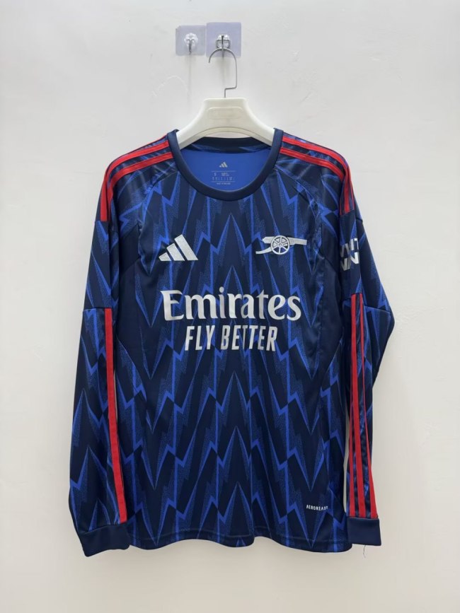 Arsenal Away Man Long Sleeve Jersey 25/26