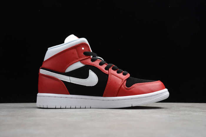 Air Jordan 1 Mid Gym Red White Black BQ6472-601