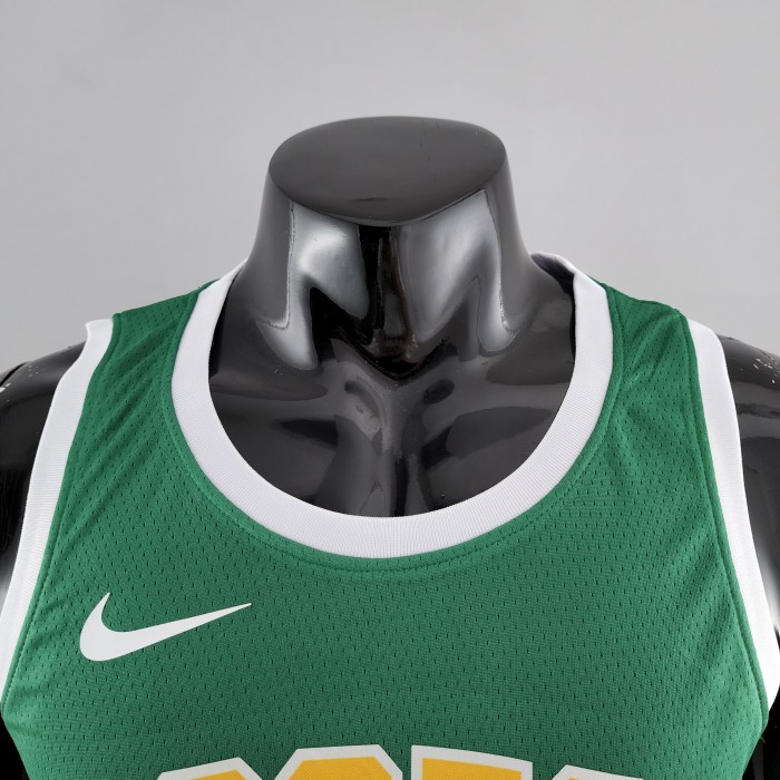 Jayson Tatum Boston Celtics Swingman Jersey Green Gold
