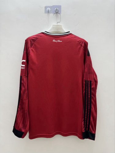 Manchester United Man Home Long Sleeve Jersey 25/26