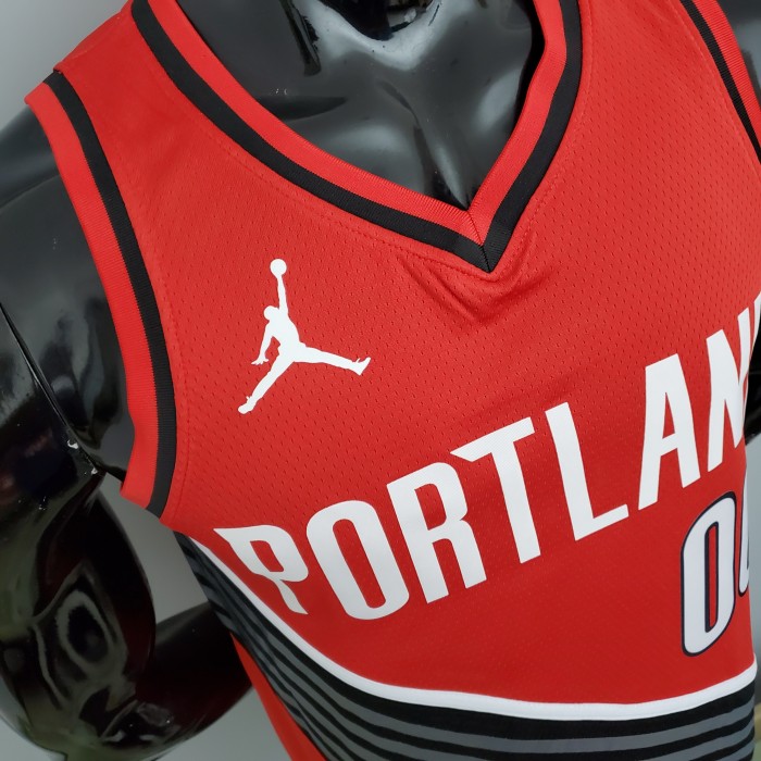 Carmelo Anthony Portland Trail Blazers Swingman Jersey Red