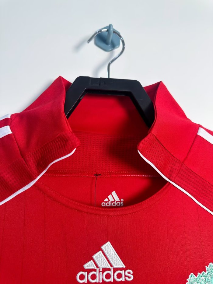 Liverpool Home Long Sleeve Retro Jersey 06/08