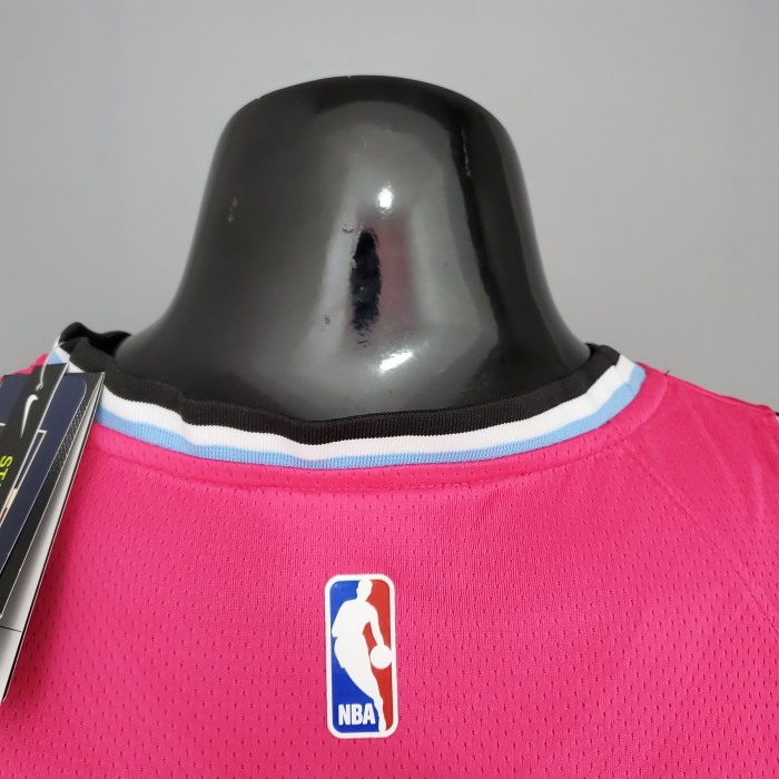 Victor Oladipo Miami Heat Swingman Jersey Pink
