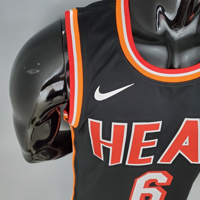 LeBron James Miami Heat 2018 Swingman Jersey Retro Night Black