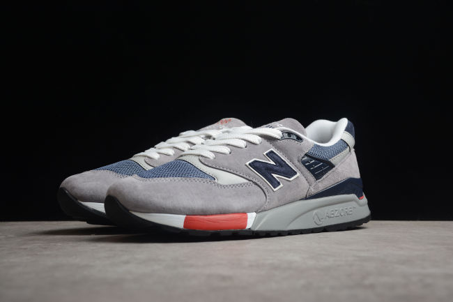 New Balance 998 Grey Navy Red' M998GNR