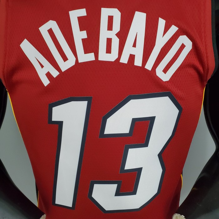 Bam Adebayo Miami Heat Swingman Jersey Red