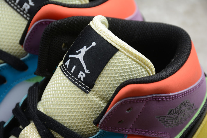 Air Jordan 1 Mid SE Multi-Color CW1140-100 Lightbulb