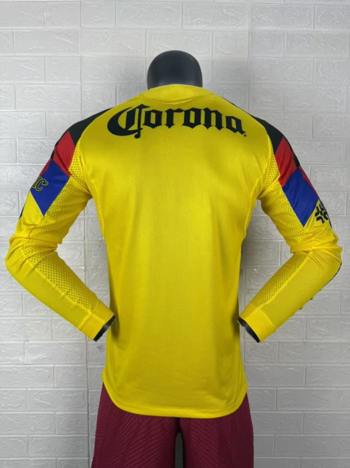 America Home Men Player Long Sleeve Jersey 25/26