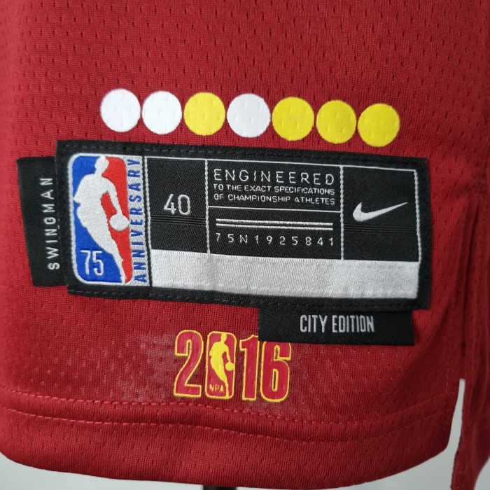 Kyrie Irving Cleveland Cavaliers 2022 Urban Edition Swingman Jersey Red