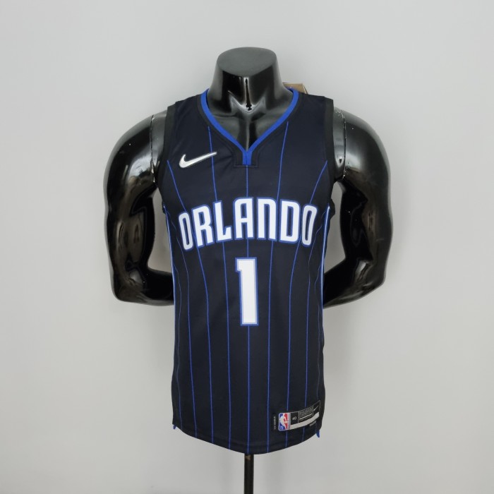 Jonathan Isaac Orlando Magic 75th Anniversary Swingman Jersey Black