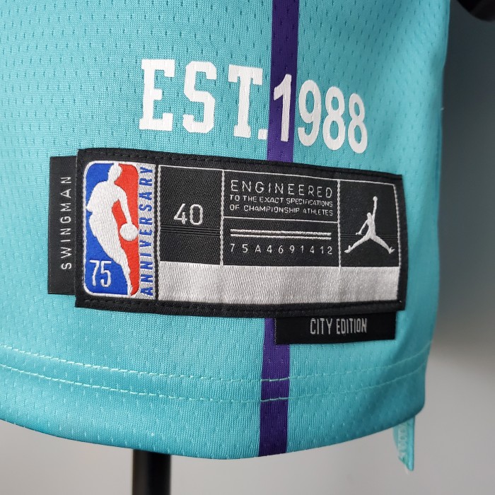 Kelly Oubre Jr. Charlotte Hornets 2022 City Edition Swingman Jersey Blue