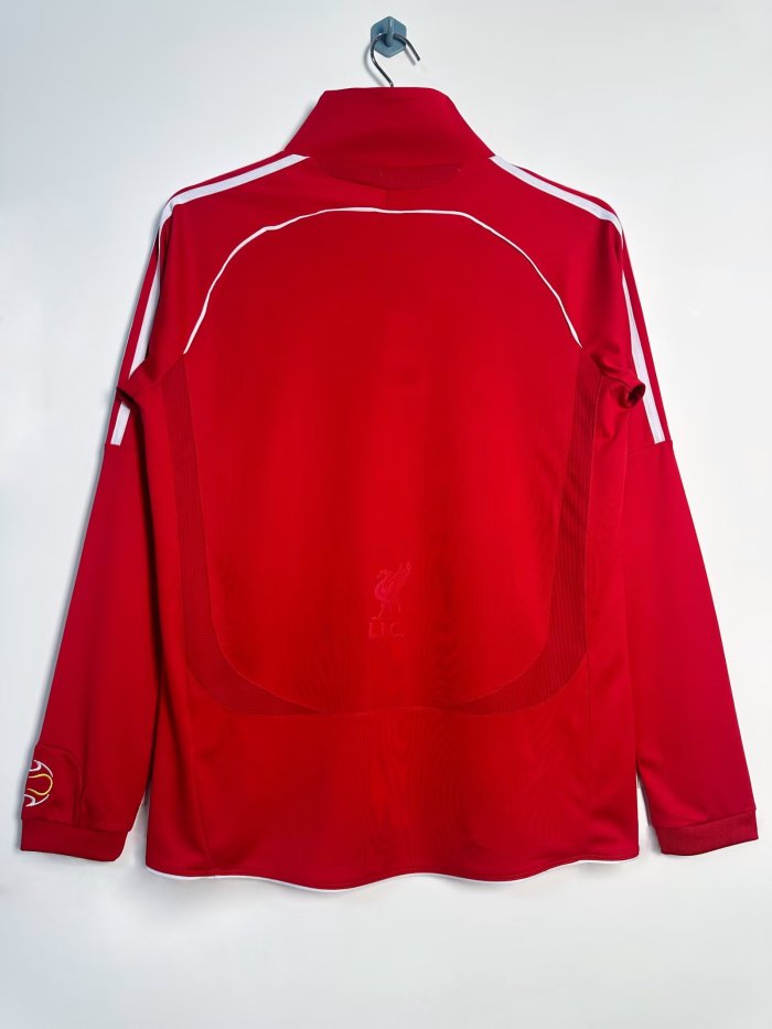 Liverpool Home Long Sleeve Retro Jersey 06/08